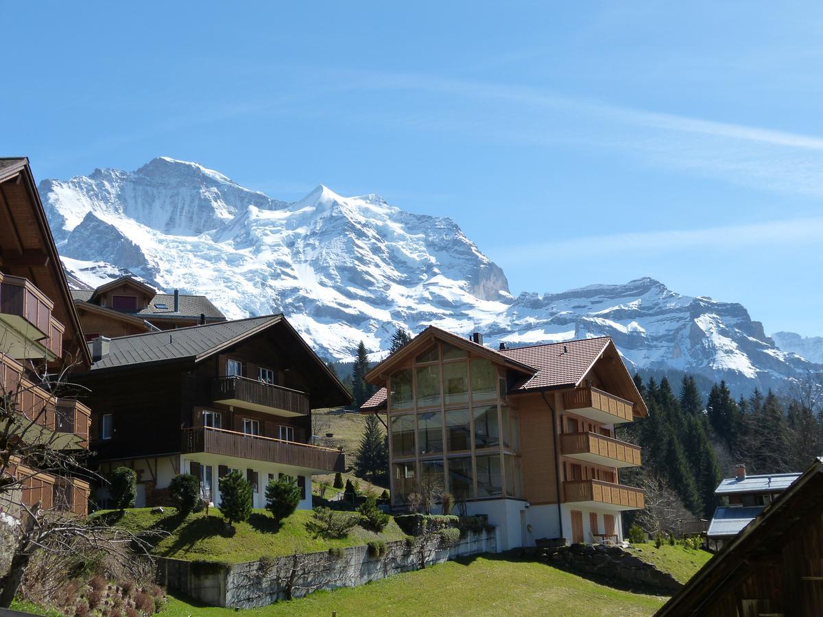 Chalet Am Acher 3 Apartamento Wengen Exterior foto